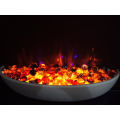 2016 new design modern bowl style decorative electric fireplace heater